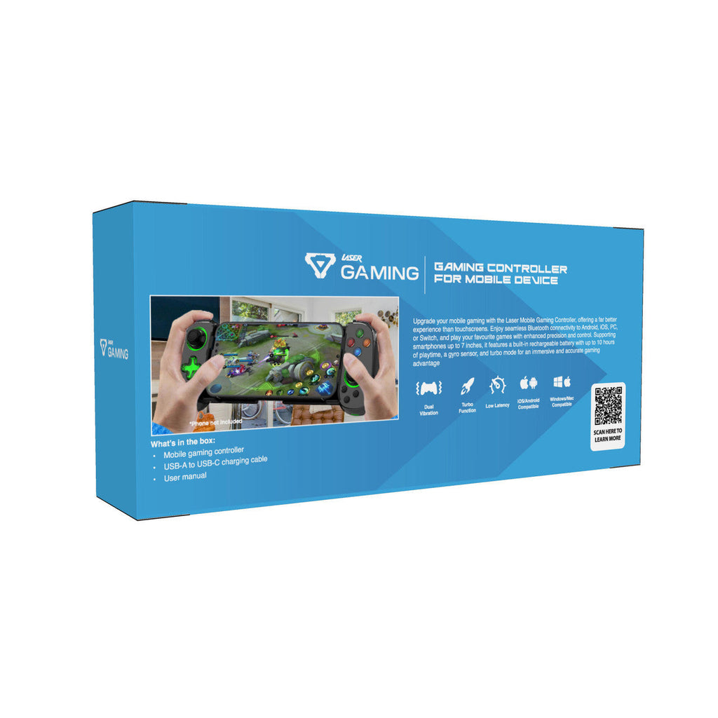 Laser Gaming Controller for Mobile Devices with Bluetooth and Gyro
