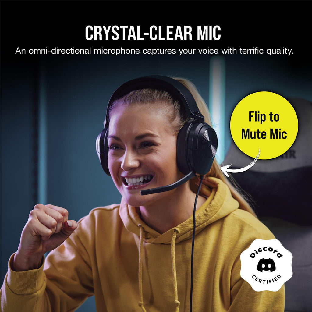 Corsair HS55 Stereo Gaming Headset (Carbon)