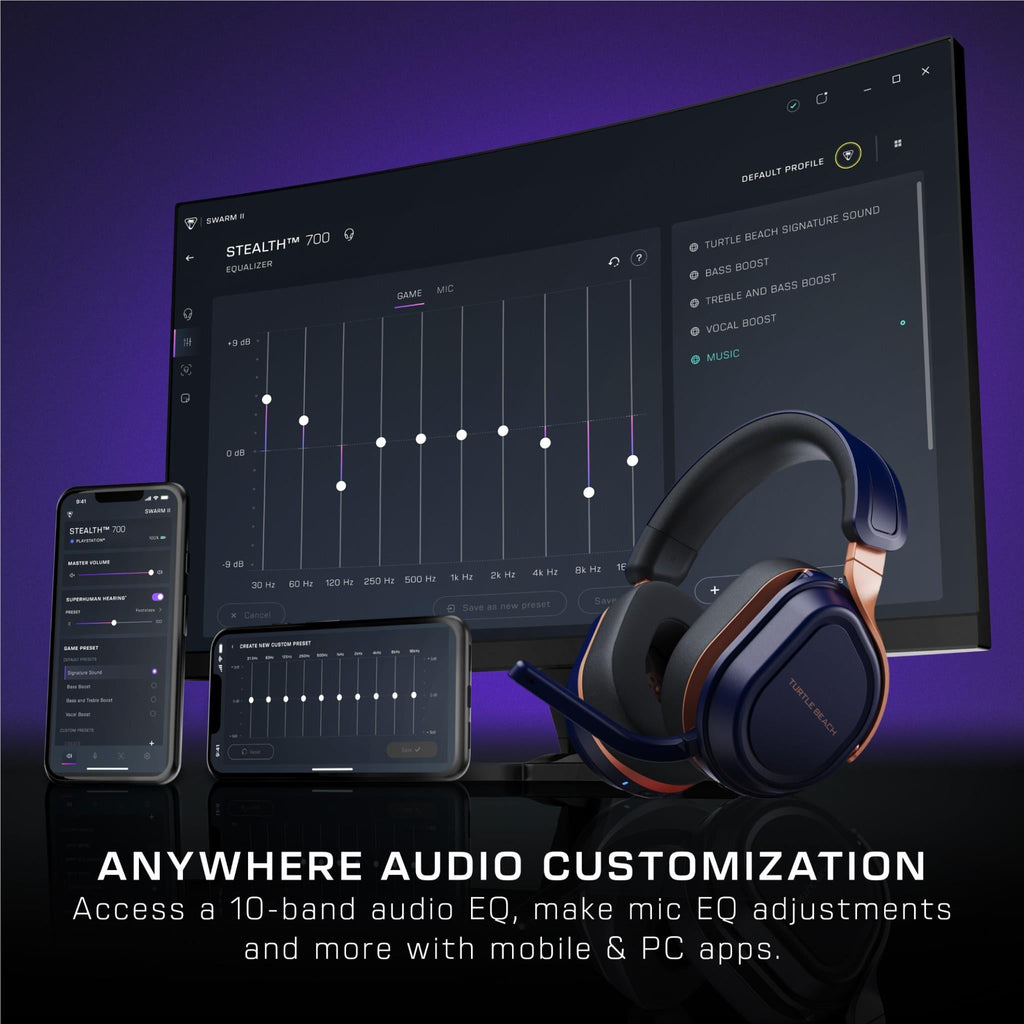 Turtle Beach Stealth 700 Wireless Multiplatform Amplified Gaming Headset for Xbox Series X|S, Xbox One, PC, PS5, PS4, & Mobile