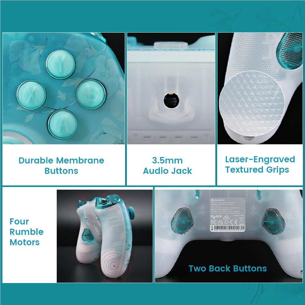 GameSir T7 Pro Wired Controller for Xbox (Floral)
