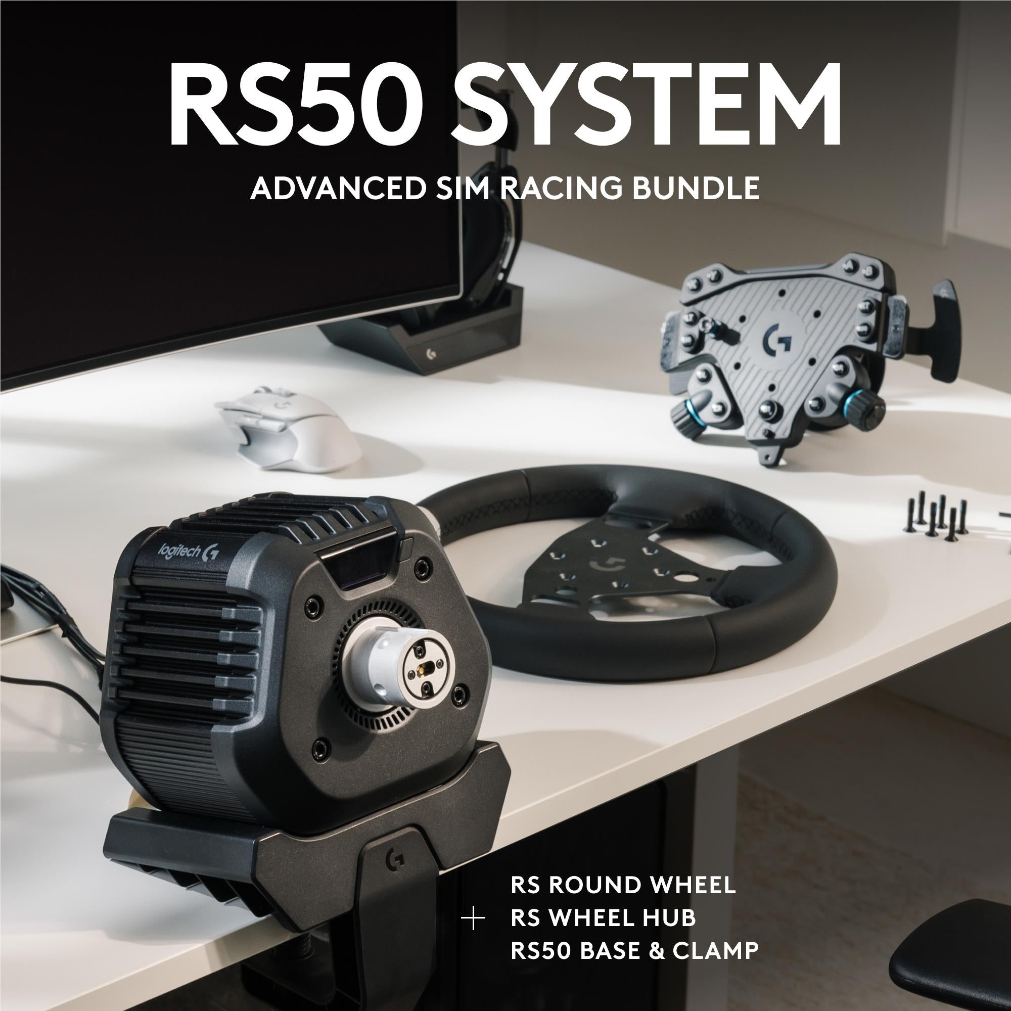 Logitech G RS50 System 8 Nm Direct Drive Base and Steering Wheel for Xbox & PC