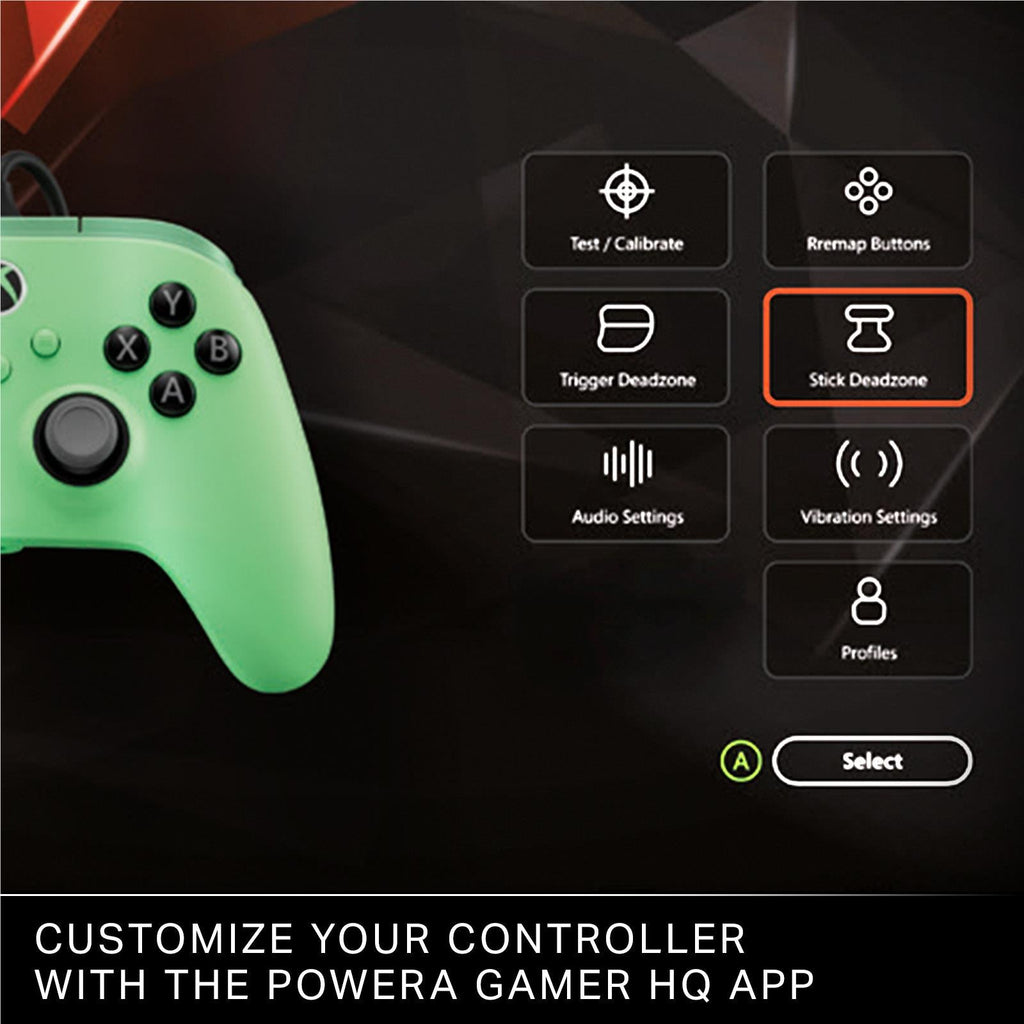 PowerA Advantage Plus Wired Controller for Xbox Series X|S (Green Meadow)