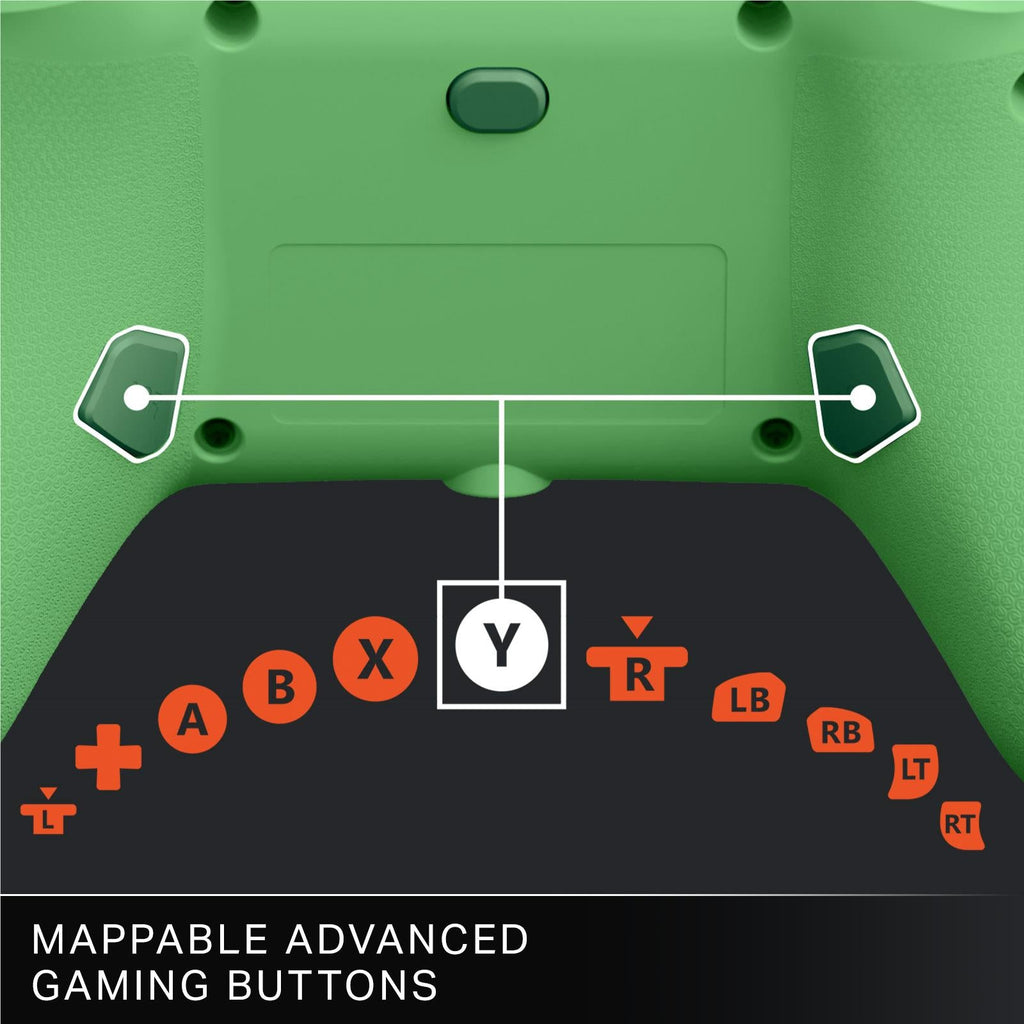 PowerA Advantage Plus Wired Controller for Xbox Series X|S (Green Meadow)