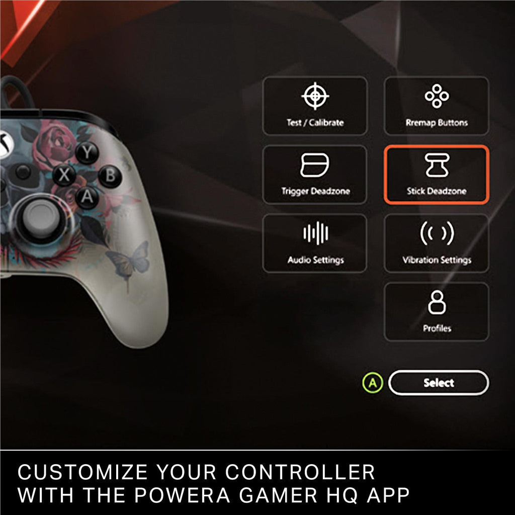 PowerA Advantage Plus Wired Controller for Xbox Series X|S (Bloom and Gloom)