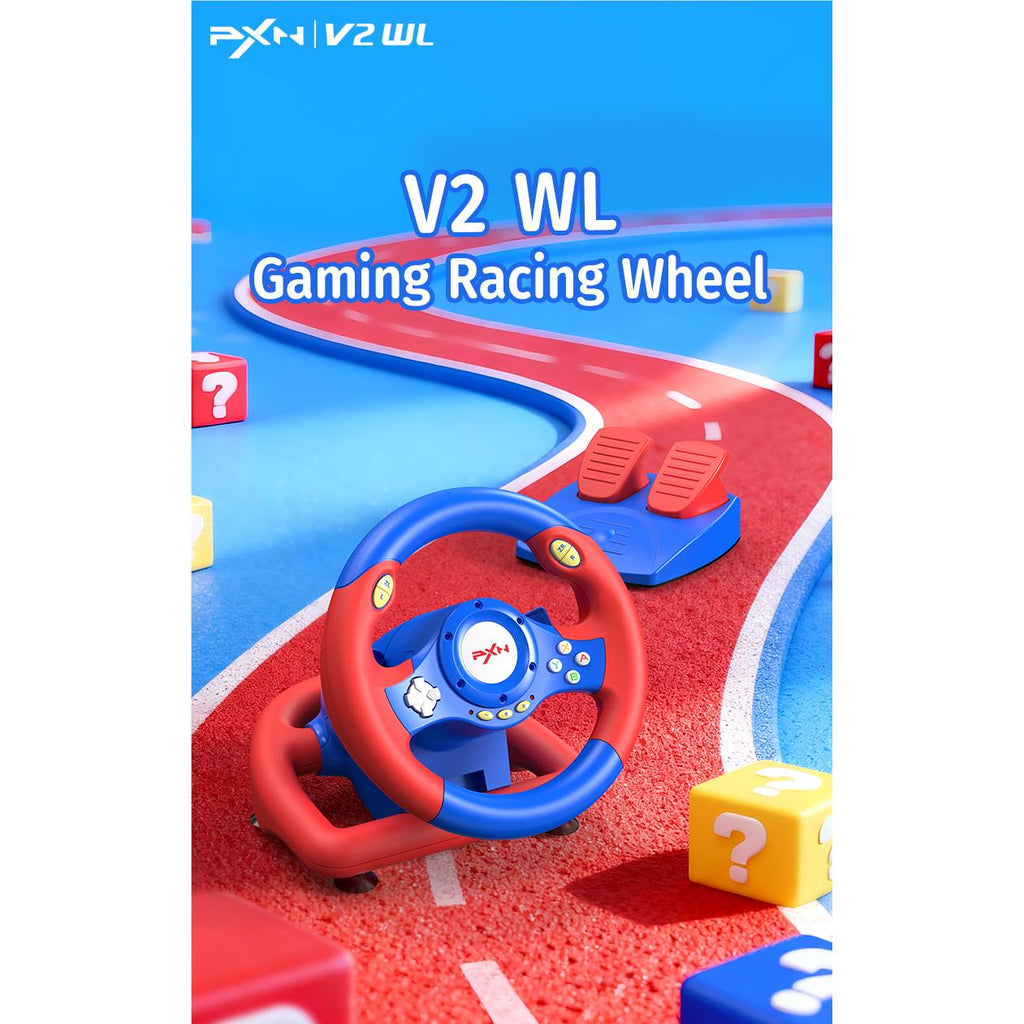 PXN V2 WL Wireless Steering Wheel for Nintendo Switch